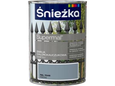 Zdjęcie: Emalia chlorok stalowy RAL7046 0,9L ŚNIEŻKA