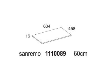 Zdjęcie: Blat naszafkowy Sanremo 60 cm D4702 ELITA