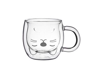 Zdjęcie: Kubek termiczny 260 ml dekoracja kotek color box Andrea kids ALTOMDESIGN