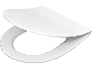 Zdjęcie: Deska sedesowa Peonia 42x36,4 cm slim wolnoopadająca biała DEANTE