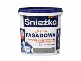 Farba Extra Fasadowa Ciemny Szary 1L N ŚNIEŻKA