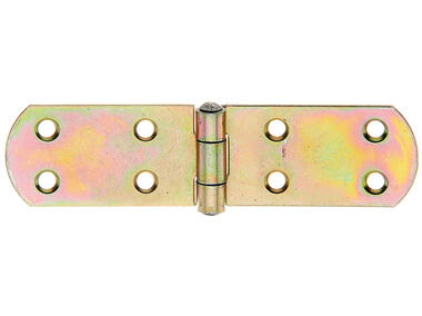 Zdjęcie: Zawias skrzyniowy pasywacja żółta 135x35x2 mm ALBERTS