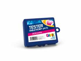 Tabletkowy tester do badania właściwości wody PH/CL 
20 testó PH/20 testów Gamix CL RIM KOWALCZYK