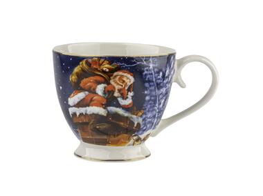 Zdjęcie: Filiżanka jumbo na stopce Christmas Story 350 ml ALTOMDESIGN