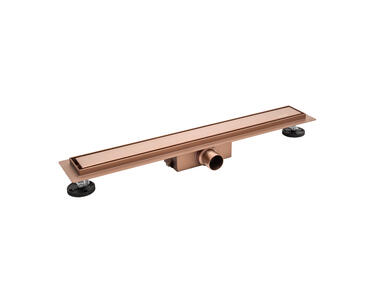 Zdjęcie: Odpływ liniowy dwustronny Duplex Next Copper/Miedziany (pod płytkę / Virgin) - 70 cm BALNEO
