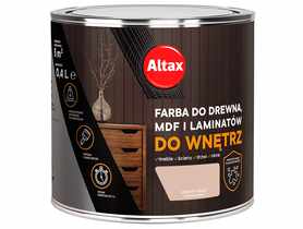 Farba do drewna,MDF i laminatów do wnętrz 0,4 L kremowy ALTAX