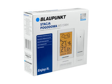 Zdjęcie: Stacja pogodowa bezprzewodowa WS15WH Blaupunkt DPM SOLID