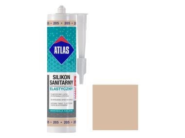 Zdjęcie: Silikon sanitarny elastyczny 205 kremowy 280 ml ATLAS