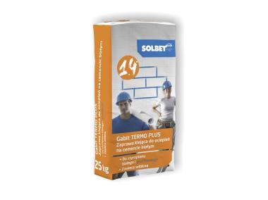 Zaprawa klejąca Gabit Termo Plus do ociepleń na cemencie białym 1.4 SOLBET