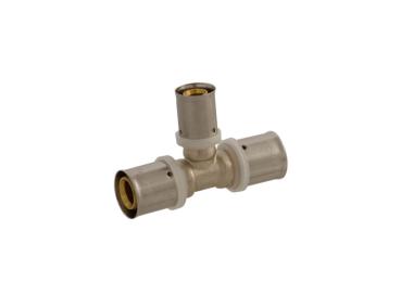 Zdjęcie: Trójnik redukcyjny PEX 20 x 16 x 16 mm system zaprasowywany IDMAR