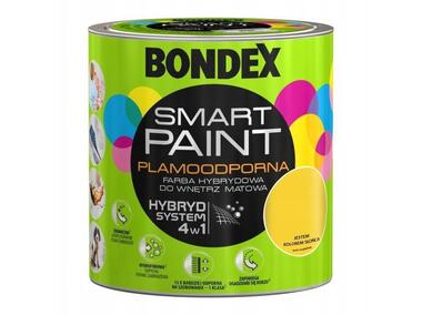 Zdjęcie: Farba plamoodporna jestem kolorem słońca 2,5 L BONDEX SMART PAINT