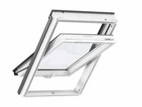 Okno GLU 1061B drewniano-poliuretanowe otwierane od dołu,94x140 cm VELUX