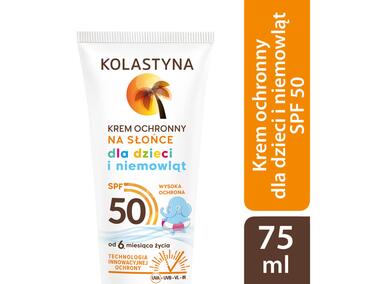 Zdjęcie: Krem ochronny dla dzieci i niemowląt SPF50 0,075 L KOLASTYNA