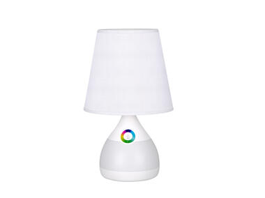 Zdjęcie: Lampa nocna Diffi LED 8 W biały z podstawą RGB niewymienne źródło E14 POLUX