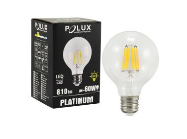 Zdjęcie: Żarówka dekoracyjna G80 E27 7 W clear POLUX