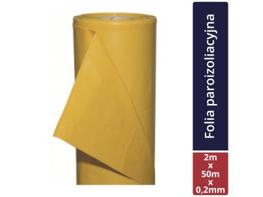 Zdjęcie: Folia paroizolacyjna żółta 2x50 m - 0,20 mm TYTAN PROFESSIONAL