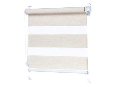 Zdjęcie: Roleta 46x140 cm Zebra III jasny brąz DECODESIGN