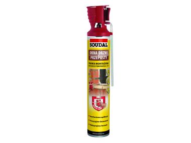 Zdjęcie: Pianka montażowa do niskich temperatur z aplikatorem Genius Gun 500 ml SOUDAL