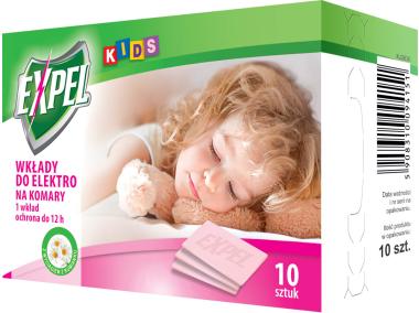 Zdjęcie: Wkłady do elektro na komary 10 szt. EXPEL KIDS