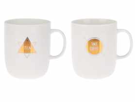 Kubek Coffee or tea 360 ml z porcelany New Bone RAVI
