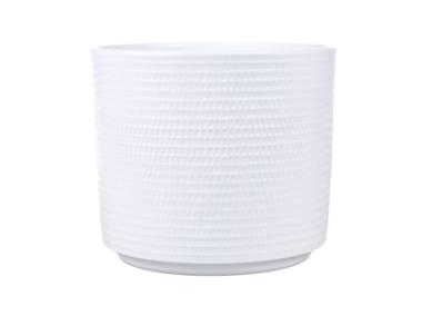 Zdjęcie: Osłonka doniczkowa Cylinder Calla 991 biały mat 14 cm CERMAX