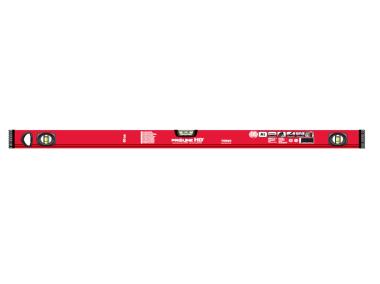 Zdjęcie: Poziomica aluminiowa 3 libelki, frez, 0,5 mm/1 m - 120 cm PROLINE HD