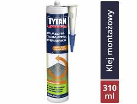 Klej montażowy do glazury i terakoty 310 ml TYTAN PROFESSIONAL