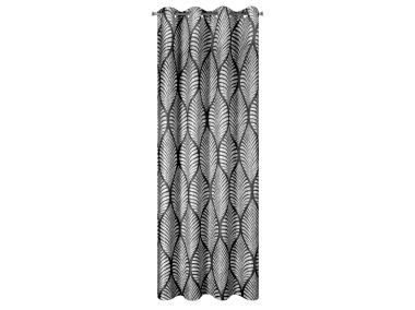 Zdjęcie: Zasłona gotowa Eloisa 140x250 cm czarny EUROFIRANY