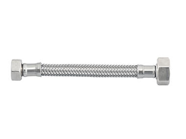 Zdjęcie: Wąż w oplocie 8 mm 3/4x1/2 N-N L-400 FLEXITALY