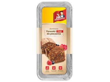 Zdjęcie: Foremki aluminiowe Pasztet 3 szt. JAN NIEZBĘDNY
