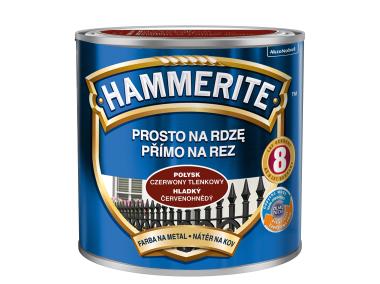 Zdjęcie: Farba do metalu 0,25 L czerwony tlenkowy połysk HAMMERITE