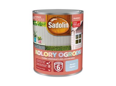 Zdjęcie: Farba do drewna Kolory ogrodu 0,7 L morska mgiełka SADOLIN