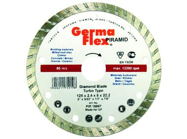 Zdjęcie: Tarcza diamentowa Piramid Turbo 125x2,4x8x22,2 mm GLK