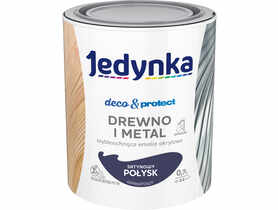 Farba do drewna i metalu Deco&Protect satynowy połysk granatowy 0,7 L JEDYNKA
