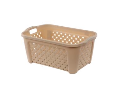 Zdjęcie: Kosz prostokątny Arianna 58x38,2x26 cm - 35 L beż ALTOMDESIGN
