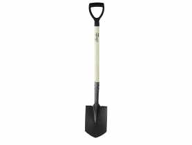 Szpadel ostry trzonek drewniany, uchwyt D tworzywo 120 cm DEDRA