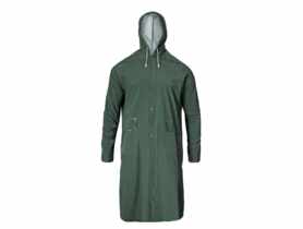 Płaszcz przeciwdeszczowy z kapturem zielony XL LAHTI PRO