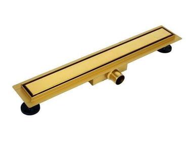 Zdjęcie: Odpływ liniowy dwustronny Duplex Next Gold/Złoty (pod płytkę / Virgin) - 90 cm BALNEO