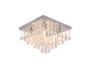 Zdjęcie: Lampa plafon Piccadilly 5ck chrom kwadrat ADRILUX