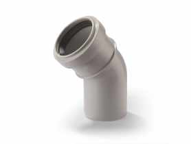 Kolano kanalizacyjne 50 45 stopni Comfort Plus PIPELIFE