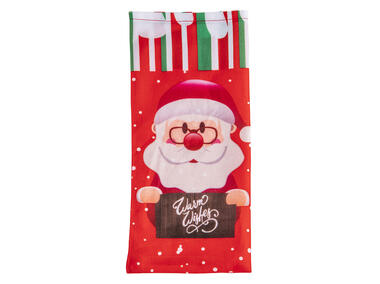 Zdjęcie: Worek na butelkę boże narodzenie 30x14 cm mikołaj ALTOMDESIGN