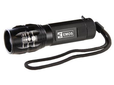 Latarka 3W LED z zoomem EMOS