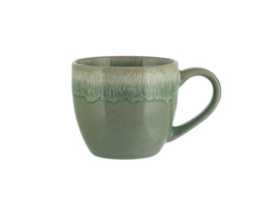 Zdjęcie: Filiżanka do kawy ceramiczna 220 ml ze spodkiem 14 cm w opasce Reactive Cascade ALTOMDESIGN