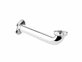 Przedłużka do syfonu umywalkowego z kolankiem 1.1/4x 32 mm L-250 mm chrom MCALPINE