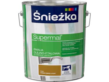 Zdjęcie: Emalia Supermal orzech jasny F555 10L ŚNIEŻKA