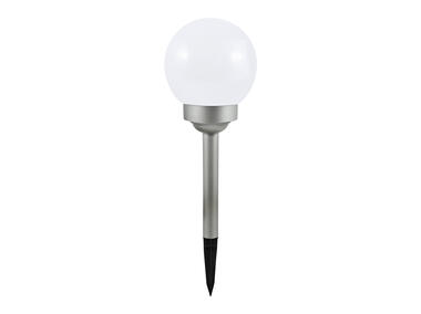Zdjęcie: Lampka solarna kula 15 cm mleczna POLUX