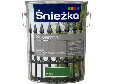 Zdjęcie: Emalia chlorok zielony RAL6002 5L ŚNIEŻKA