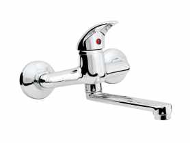 Bateria umywalkowa Jowisz ścienna HYDROLAND