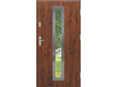 Drzwi zewnętrzne stalowo-drewniane Disting Otello 03 Dąb złoty 100 cm prawe KR CENTER