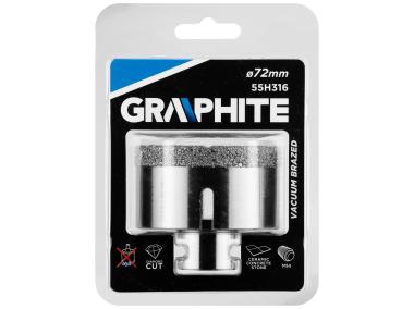 Zdjęcie: Otwornica diamentowa 72 mm x M14 GRAPHITE